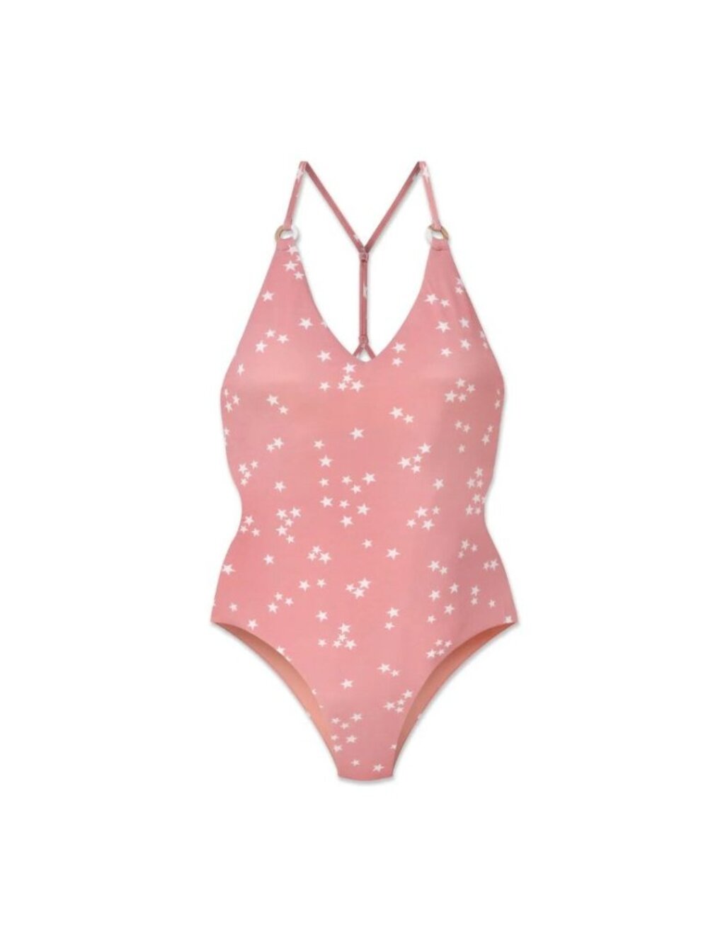WET Swimwear Aria Monokini in Rose Stars - S